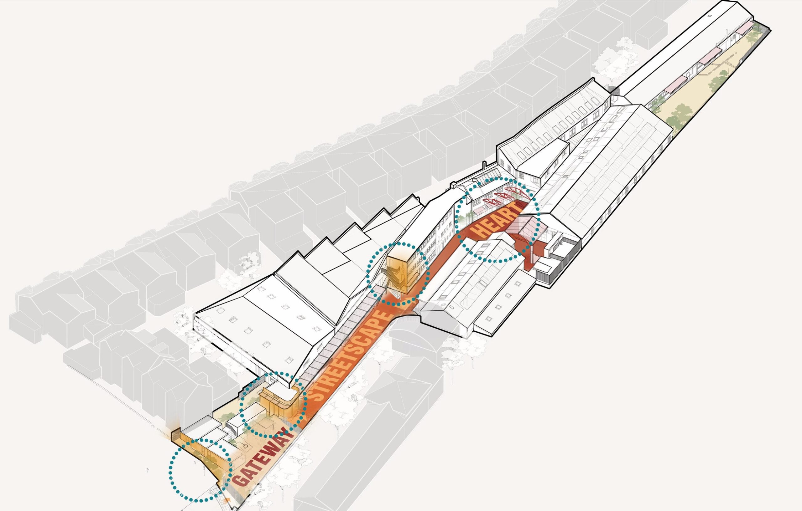 Diagram journey Clapham Our House Leos