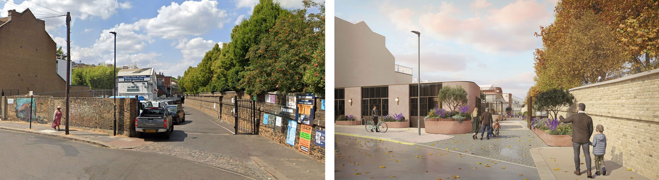 comparison chapham Leo house entrance2